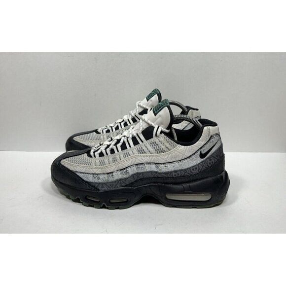 Nike Air Max 95 SE Day Of The Dead Mens Sz 8 Gray White CT1139-001 Sneakers Shoe - Picture 3 of 8